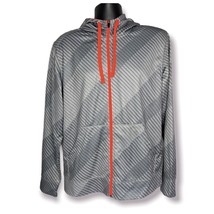 Hiking Outdoors Jacket Xersion Mens Medium Quick Dry Zip Up Grey Orange ... - £9.32 GBP