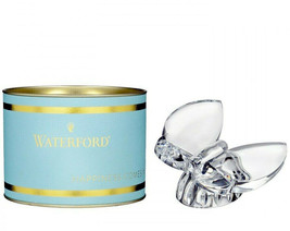 Waterford Giftology Butterfly Clear Crystal Paperweight in Tin Can #40000015 New - £107.83 GBP