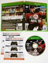 NHL 18 w/ NEW Threes Mode 3 on 3 Hockey [Microsoft Xbox One 2018] game  COMPLETE - $9.43