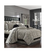 New J. Queen New York Chancellor Damask 4-Piece Queen Comforter Set Mult... - $395.99