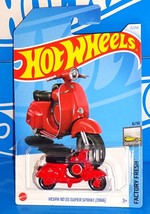 Hot Wheels New 2024 Factory Fresh #71 Vespa 90 SS Super Sprint (1966) Red - £2.99 GBP