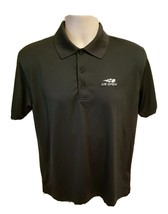 US Open Tennis Mens Small Green Collar Shirt - $370.68 MXN