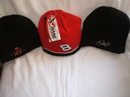 Dale Earnhardt Jr #8, BUD Red/Black Knit Beanie Hat, new w/tags - £15.98 GBP