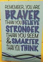 Braver Than You Believe, Smarter Than You Think; (Inspirational Kids Jou... - $10.88
