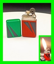 Early Vintage Art Deco Strik-a-lite Pocket Petrol Lighter - In Working Condition - £46.92 GBP