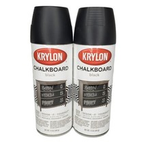 Krylon Black Chalkboard Aerosol Spray Paint 807, 12 oz, 2 Cans - Discontinued - £51.83 GBP