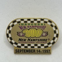 1997 NHIS 300 Loudon New Hampshire NASCAR Racing Enamel Lapel Hat Pin - £6.34 GBP