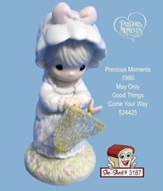 Precious Moments May Only Good Things Come Your Way Vintage 1990 Enesco Figurine - £10.26 GBP