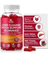 VVN Naturals Liver Cleanse Detox Support Gummies 60  Vegan Gummies - Sug... - $347.95 MXN