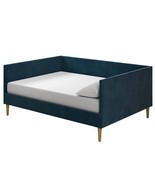 Full size Modern Navy Blue Upholstered Daybed - $13,709.49 MXN