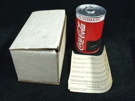 New In Box! Vtg Coca Cola Advertising Promo Metal Coke Can Quartz Desk Clock Nos - £14.38 GBP