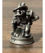 The Fantasy of the Crystal Dram the Leprechaun Pewter Chess Pawn w/ Crystal - £15.34 GBP