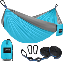 Camping Hammock, Portable Hammocks with Tree Straps &amp; Attached Carry Bag... - $24.87