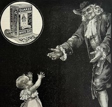Quaker Oats Eat Less Meat 1900 Victorian Advertisement Hot Cereal DWCC11 - $39.99
