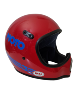 Vintage BELL Moto III 3 Motorcycle Motocross Helmet Red/Blue 7 3/8 READ - €42,64 EUR