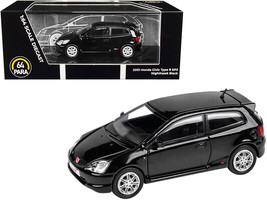 2001 Honda Civic Type R EP3 Nighthawk Black 1/64 Diecast Car Paragon Models - £18.52 GBP