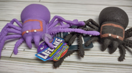 2 Spider Tarantula Creature Stretchable Bead Filled Stretchy Spiders Squ... - $28.00