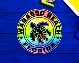 Wabasso Beach Florida Beach Sticker Decal 3&quot; Vinyl Sea Turtle - £4.09 GBP