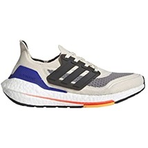adidas Juniors Ultraboost 21 Running Sneakers GX2558 Beige/Solar Red Siz... - $98.05