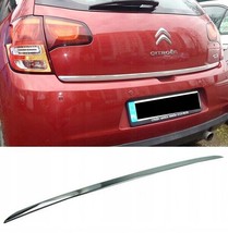 Citroen C3 II 08+ Chrome Trunk Trim Tailgate Accent Premium Car Rear Detail - £19.88 GBP