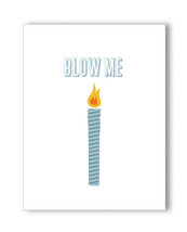 Blow Me Birthday Naughty Greeting Card - £9.80 GBP