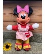 Vintage 1989 Disney Learn to Dress Minnie Mouse 6 Teaching Activities Ma... - $13.98