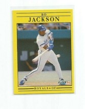 Bo Jackson (Kansas City Royals) 1991 Fleer Card #561 - £3.91 GBP