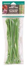 Panacea Green Coated 8" Wire Ties 20-Pack - $8.95