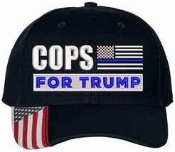Trump Hat Cops for Trump Embroidered Adjustable Hat USA300 Cops for Trum... - £18.87 GBP