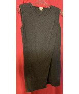 J. Crew Factory Women&#39;s Gray Drapey Knit Sleeveless Dress C7163 Size XX ... - $378.50 MXN
