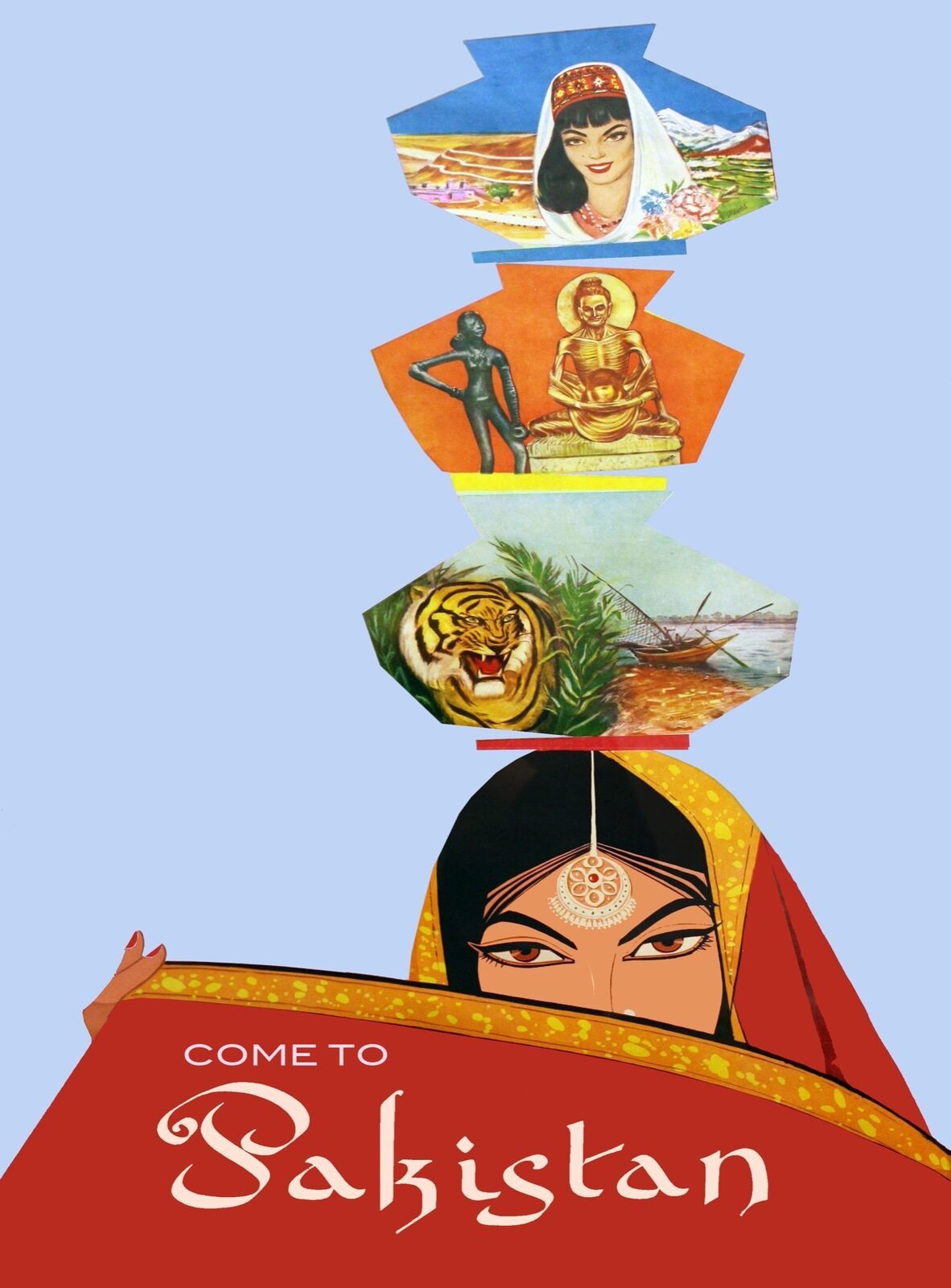 8383.Decoration Poster.Home Room wall design print.Come to Pakistan.Travel decor