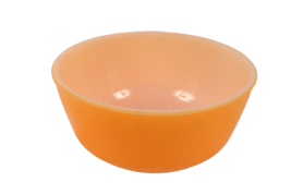 Vintage Anchor Hocking Fire King Orange 6 in Mixing Cereal Bowl Oven War... - $20.66 CAD