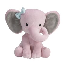 Bedtime Originals Twinkle Toes Pink Elephant Plush, Hazel, 1 Count (Pack Of 1) - £9.60 GBP