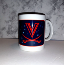 UVA Virginia Cavaliers &quot;Happy Holidays From the Hoos&quot; Snowman Christmas Mug RARE - £11.17 GBP