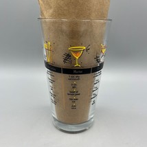 Bartender Mixed Drink Cocktail Recipe Pint Glass Libbey Barware Shaker G... - $9.89