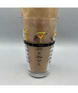 Bartender Mixed Drink Cocktail Recipe Pint Glass Libbey Barware Shaker G... - £7.81 GBP