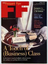 OAG Frequent Flyer Magazine October 1997 A Touch of Business Class  - £11.94 GBP