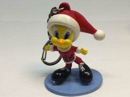 Cartoon Character Keyring Twitty Bird Skating Keychain Santa Costume Porte-Clés - £8.10 GBP