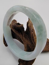 59.90mm Icy Light Green Burma Jadeite Jade Bangle Bracelet # 60 gram # 300 carat - £770.72 GBP