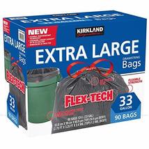Kirkland Signature Flex-Tech 13-Gallon Scented Kitchen Trash Bags - 200 Count, W - £26.04 GBP