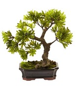 Nearly Natural Indoor Decorative Podocarpus With Mossed Bonsai Planter - €50,97 EUR