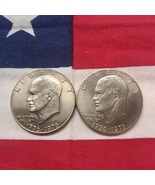 1776-1976 Bicentennials 1 each Type 1 &amp; 2 Reverse lettering Light &amp; Bold - $20.00