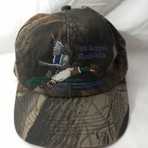 Van Keppel Redi-Mix Camouflaged RealTree Camo Baseball Hat Cap Duck Embr... - $17.77
