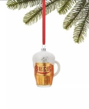 Holiday Lane Foodie and Spirits Beer Mug Ornament C210365 - £11.24 GBP