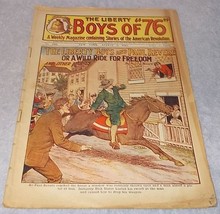 Liberty Boys of 76 Weekly Juvenile American Revolution 1912 Pulp Magazine Aug  - £15.77 GBP