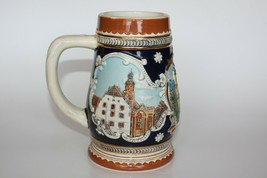 Original BURGER Germany Handmade Hand Painted Beer Stein Glass Cup Innsb... - £62.86 GBP