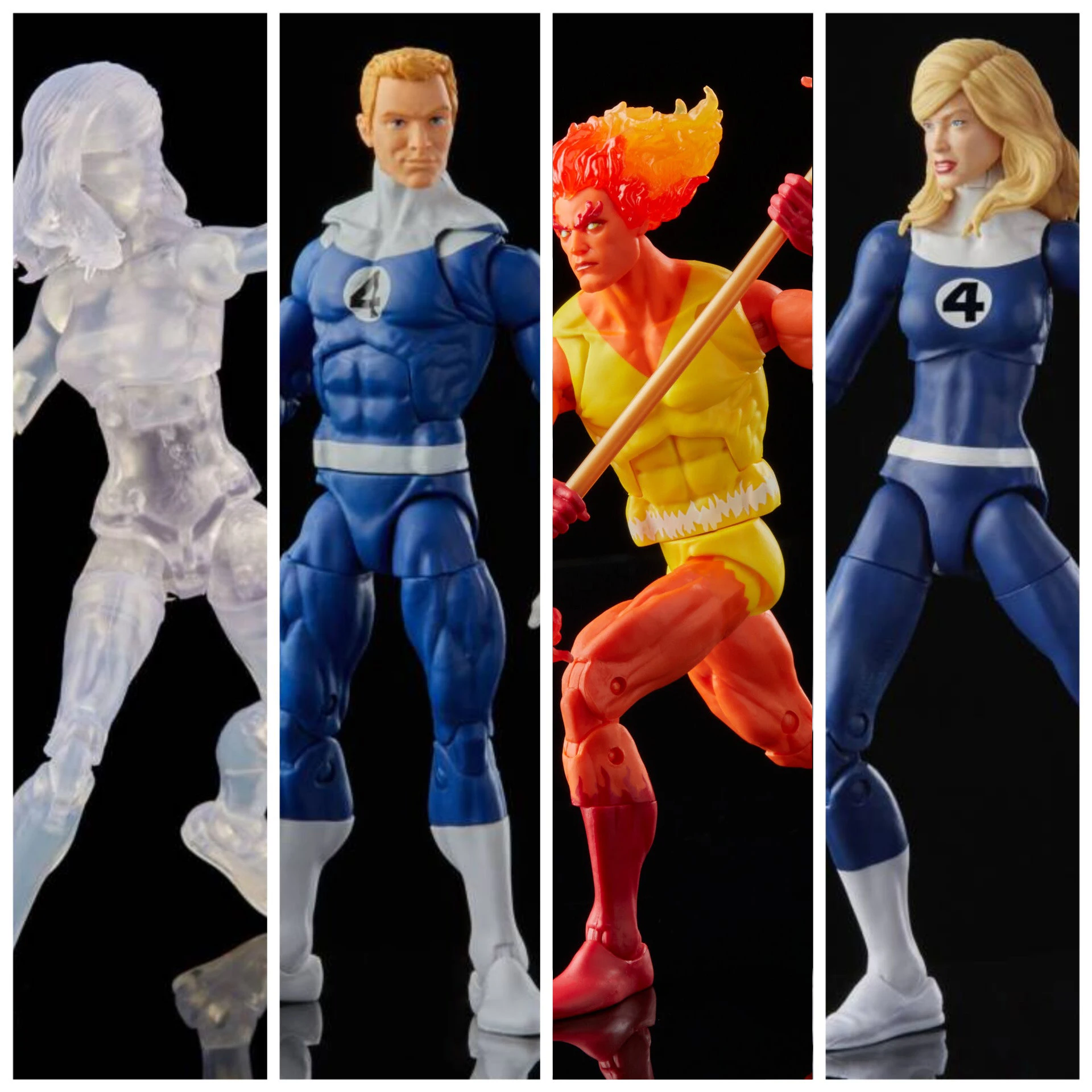 Tastic four retro wave firelord invisible woman mr fantastic human torch 6 loose action thumb200