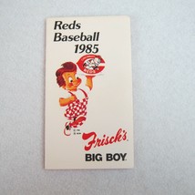Vintage 1981 Cincinnati Reds Pocket Schedules Frisch&#39;s Big Boy Advertising RARE! - £5.58 GBP