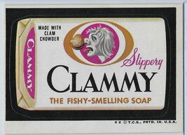 Clammy Soap 1974 Wacky Packages Series 6 spoof of Camay - $14.99