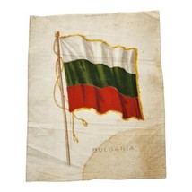 Bulgaria Country Flag Cigarette Tobacco Silk Circa 1910 Factory No 2 N.J. - £7.46 GBP